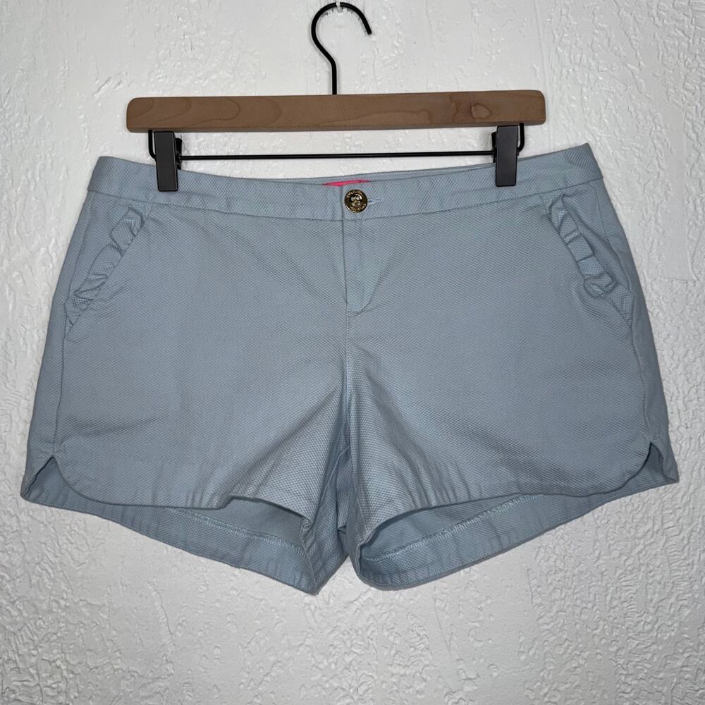 Lilly Pulitzer Adie Ruffle Pocket Shorts Size 10